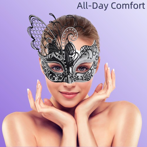 Venetian butterfly mask - venetian,