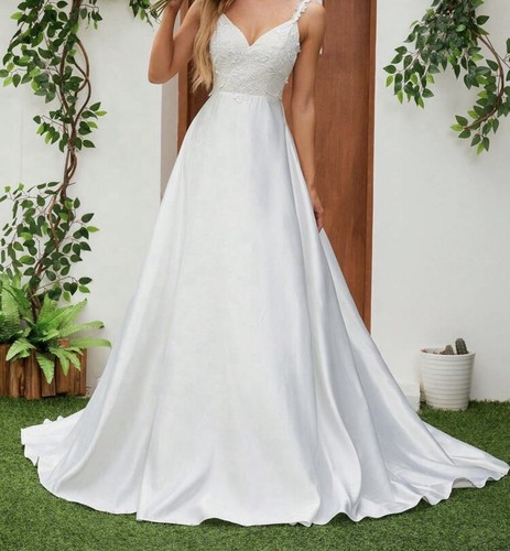 Wedding dress neck with - wedding,