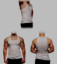 3 Pack Men's Vests, 100%