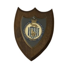 Vintage Southern Rhodesian Royal Air Force Heraldic Mess Wooden Plaque/Shield