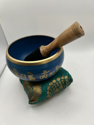Tibetan singing bowl with - 　tibetan,