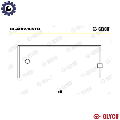 Connecting rod bearing - rod,