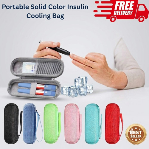 Portable insulin cooling - insulin, bag