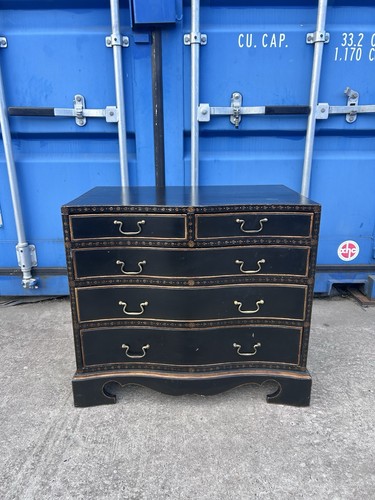 Black serpentine bow front - serpentine, bow-front