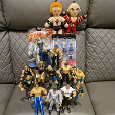 WWE Jakks Vintage Wrestling Figures Bundle X14 Figures Job Lot WWF Plus Extras