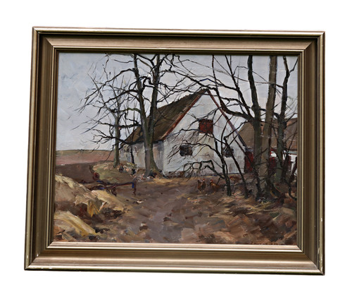 Oil canvas painting - canvas,
