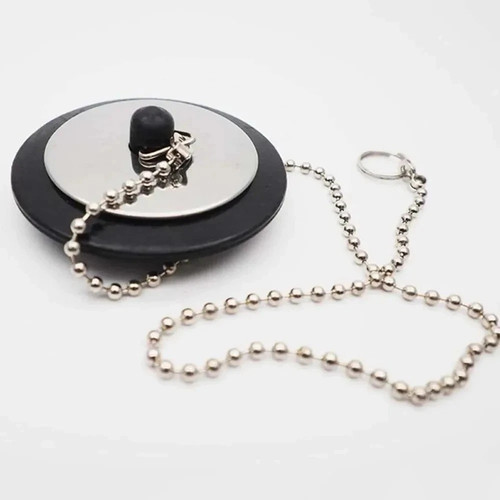 Black rubber 45mm - plug, &