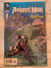Animal Man 1 Jeff Lemire - Annual The New 52 2012 DC 1st print Rare VF