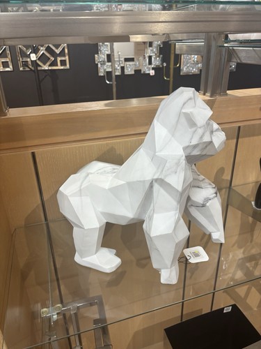 Large marble print - print, gorilla