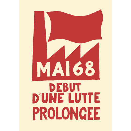 Poster mai 68 debut - poster,