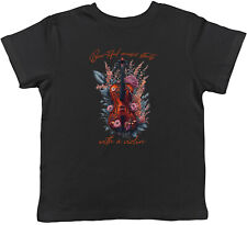 Violin Kids T-Shirt Bow-tiful Music starts with a Violin Childrens Boy Girl Gift