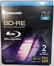 Panasonic BD-RE 25gb Recordable Blu-ray Discs