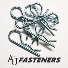 R CLIPS BRIGHT ZINC PLATED  RETAINING SPLIT PINS FOR CLEVIS PINS - ALL SIZES