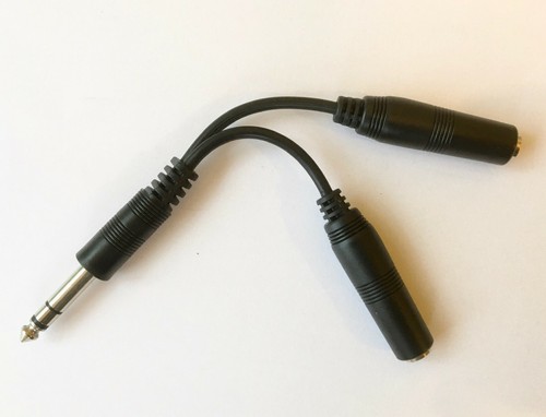 Drum cable splitter for - v-drum, y-cable