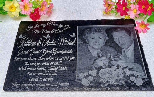Personalised engraved memorial - personalised,