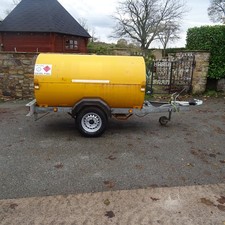 £1450+Vat 950L ROAD TOW FUEL BOWSER DIESEL Tank Tractor Digger Dumper