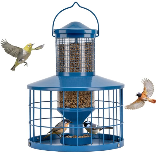 Caged bird feeders - caged,