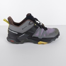 Salomon Women's Size UK 7.5 Lilac Grey X Ultra 04 Goretex Hiking Walking Shoes