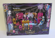 Monster High Spectra Vondergeist 13 Wishes Party Lounge Doll Set 2013 BNIB.