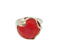 Sterling Silver Carnelian Art