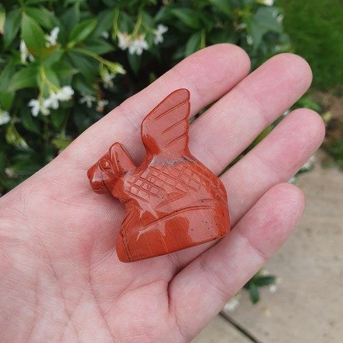 Red jasper dragon griffin - red,
