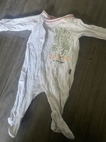 Ted baker zebra sleepsuit - zebra,