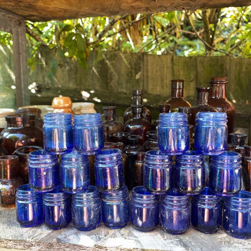 Vintage chemist pots - ,