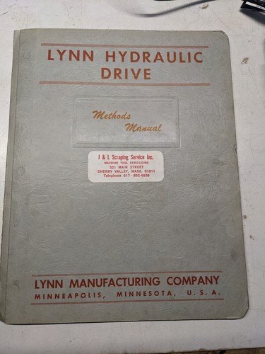 Lynn hydraulic drive - hydraulic,