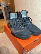 Nike Girls Hyperdunk 2014 654252-003 Grey Basketball Shoes Sneakers Size UK5