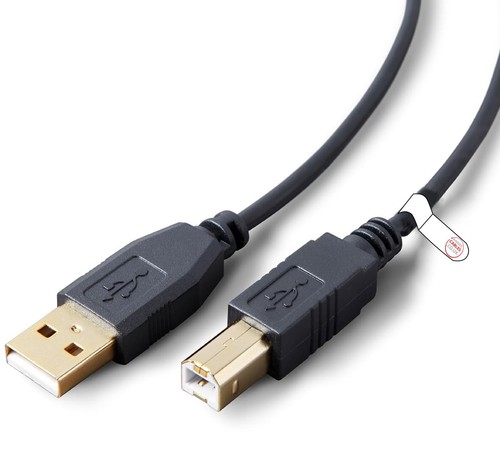 Usb printer cable - gold, plated