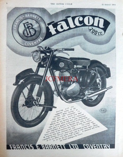 Francis barnett falcon 200cc - 'falcon',
