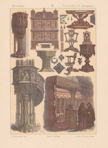 German church medieval - church,