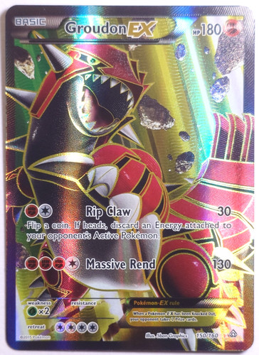 Pokemon groudon 150 160 - ex, 150/160