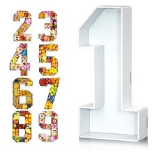 Fillable Number Candy Box