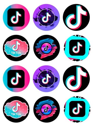 Tiktok cake toppers - tiktok,