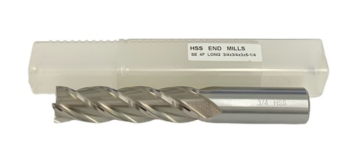Long series end mill - mill, hss