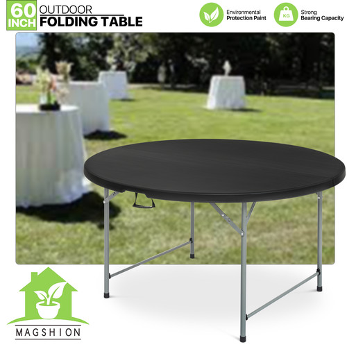 Black foldable round - ft,