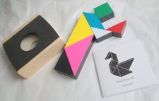 Ludus Ludi Tangram 3d - Colourful Magnetic Tangram - Modern Minimal Design