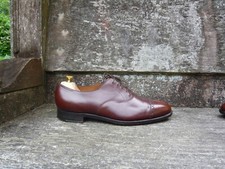 JOHN LOBB BROGUES SHOES BROWN LEATHER UK10.5 MENS DOMINGO EXCELLENT CONDITION
