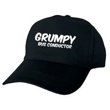 Funny GRUMPY BUS CONDUCTOR CAP