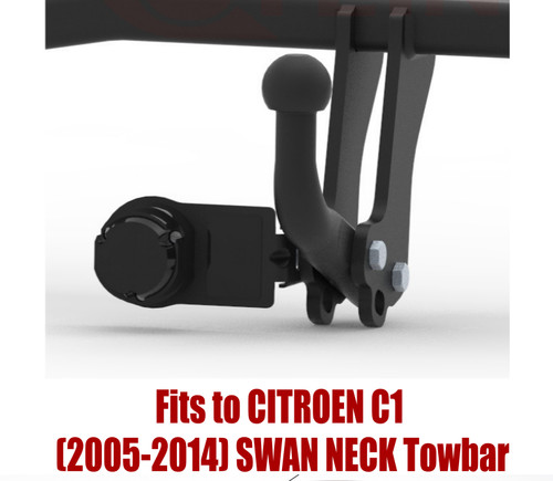 Swan neck tow bar - neck,