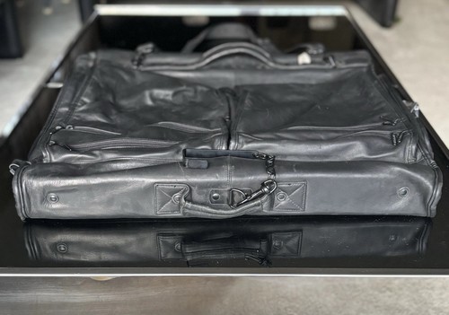 Offermann leather suit carrier - leather,