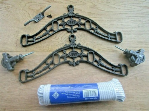 Vintage iron ceiling airer