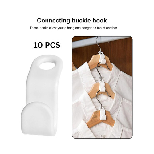 10pcs space saving hanger hook - space,