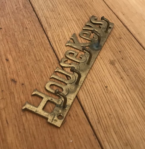 Vintage house keys brass - vintage, “house