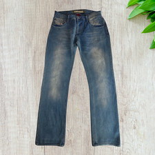 Diesel Jeans Safado Slim Fit Mens W30 L31 Blue Low Rise Italy Jogger Style