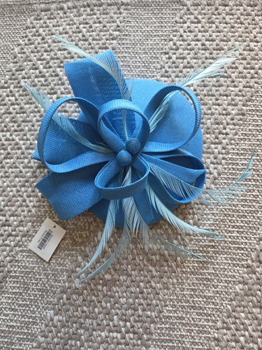 Round pillbox bow sinamay - bow,