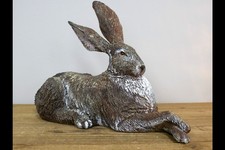 Laying rabbit ornament - laying,