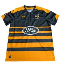 Wasps RFC Under Armour Home Rugby Shirt  2018 Large Free Post 