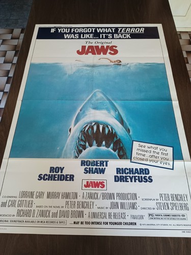 Jaws original movie poster - jaws,
